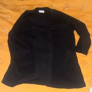 Old Navy long line black cardigan, size XL